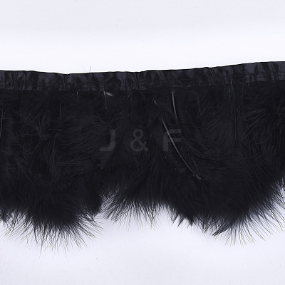 Turkey Feather Fringe Trimming FIND-T037-03A-1