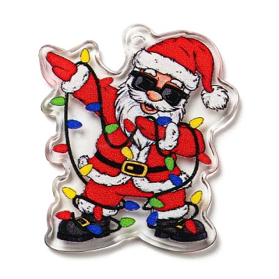 Christmas Theme Acrylic Pendants MACR-C024-05A-1