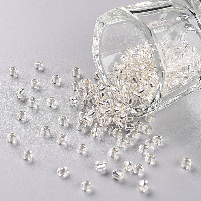(Repacking Service Available) 8/0  Glass Seed Beads SEED-C014-3mm-21-1