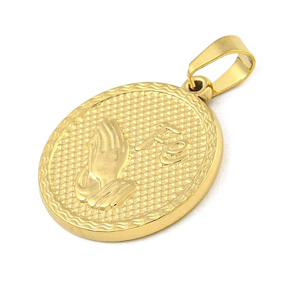 Ion Plating(IP) 304 Stainless Steel Pendants STAS-B071-02C-03G-1