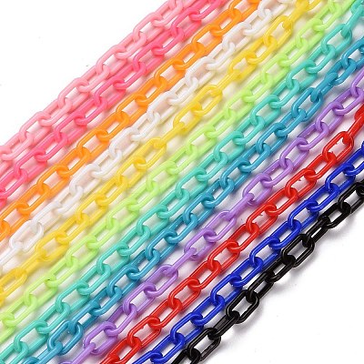 Opaque Acrylic Cable Chains CHAC-P001-03-1