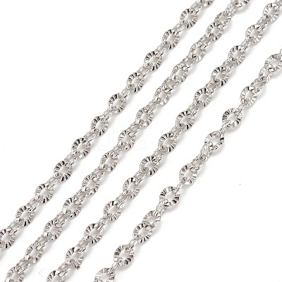 Tarnish Resistant 304 Stainless Steel Cable Chains CHS-N002-02A-P-1