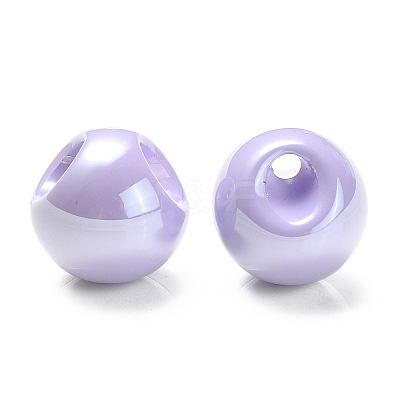 Opaque Acrylic Beads OACR-G012-01L-1