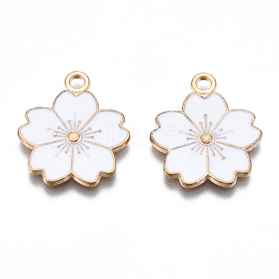 Alloy Enamel Pendants X-ENAM-S121-115N-1