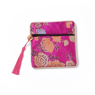 Mixed Square Cloth Zip Pouches ABAG-F001-01-1