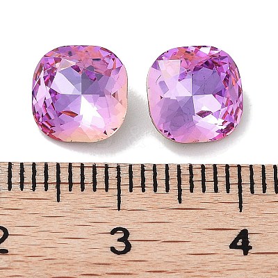 Glass Rhinestone Cabochons RGLA-G020-03C-D502-1