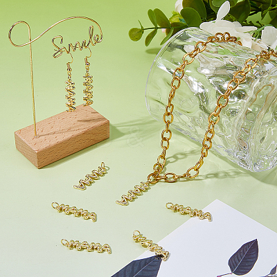 8Pcs Mother's Day Brass Micro Pave Cubic Zirconia Pendants KK-DC0004-95-1