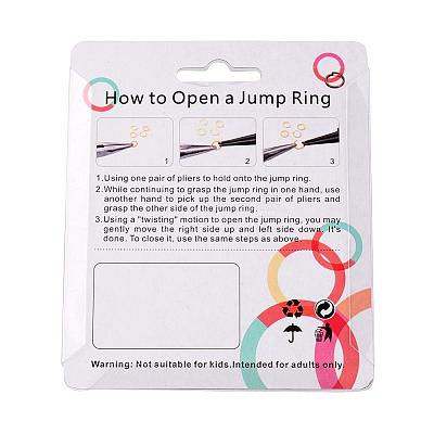 6 Colors Aluminum Wire Open Jump Rings ALUM-JP0001-01C-1