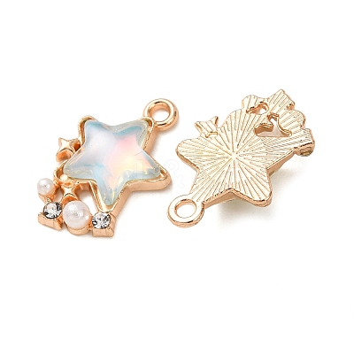 Alloy Glass Pendants FIND-K030-03G-1