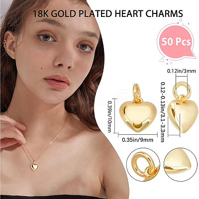 Brass Pendants KK-BBC0024-55C-G-1