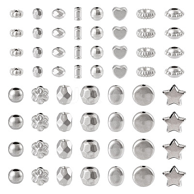 585Pcs 15 Styles CCB Plastic Beads CCB-TA0001-04-1