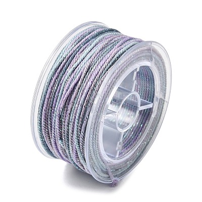 30M Segment Dyed Cotton & Metallic String Threads OCOR-F018-01G-1