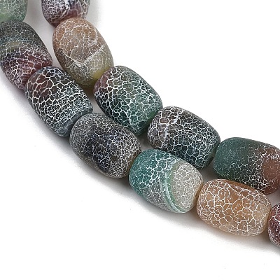Natural Weathered Agate Beads Strands G-NH0047-B01-01-1