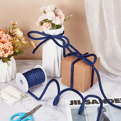Velvet Cord with Spools DIY-OC0009-07-1