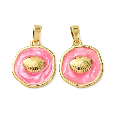 Brass Enamel Pendants KK-F911-01C-G05-1