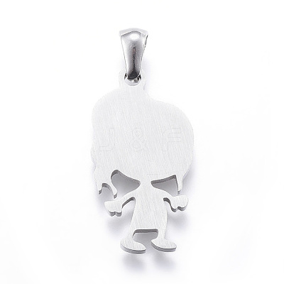 Tarnish Resistant 304 Stainless Steel Pendants STAS-K162-029P-1