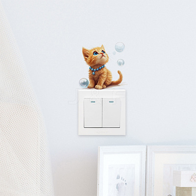 Animals PVC Waterproof Self Adhesive Stickers STIC-K001-04B-1