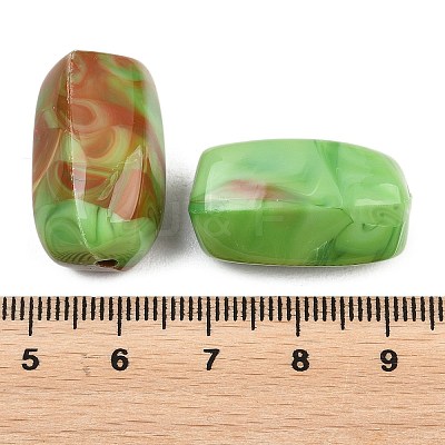 Opaque Acrylic Imitation Gemstone Beads OACR-G064-04B-1