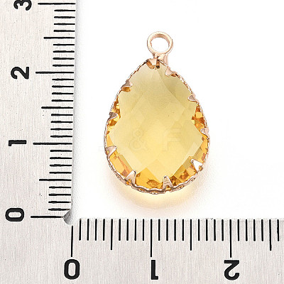 Transparent Glass Pendants KK-N283-02I-G-1