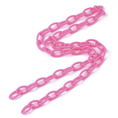 Opaque Acrylic Cable Chains SACR-N010-001F-1