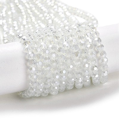Electroplate Glass Beads Strands EGLA-A035-J4mm-A06-1