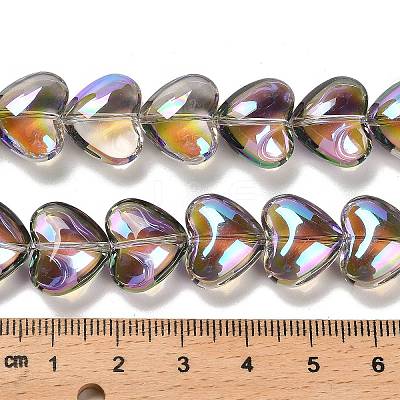 Electroplate Glass Beads Strands EGLA-B008-01A-HR02-1