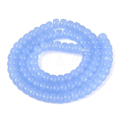 Imitation Jade Glass Beads Strands GLAA-NH0002-A01-B04-1