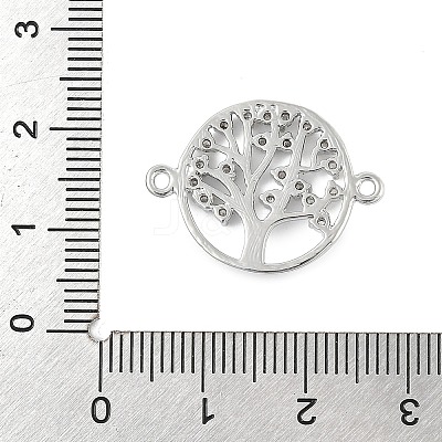 Brass Micro Pave Grade AAA Cubic Zirconia Links ZIRC-G090-95P-NR-1
