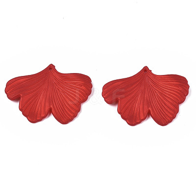 Rubberized Style Opaque Acrylic Pendants ACRP-T010-06-1