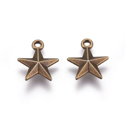 Tibetan Style Alloy Pendants TIBE-ZN61909-AB-FF-1