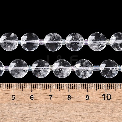 Natural Quartz Crystal Beads Strands G-N342-1