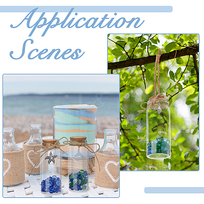 Glass Bead in Transparent Glass Bottle Display Decorations AJEW-AB00172-1