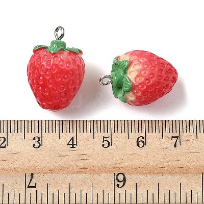Opaque Resin Pendants RESI-Z038-08P-01-1