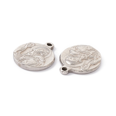 Non-Tarnish 201 Stainless Steel Pendants STAS-C057-23P-1
