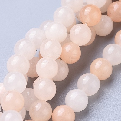 Natural Pink Aventurine Beads Strand G-P397-01-1