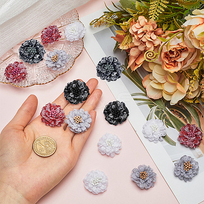 16Pcs 4 Colors Handmade Costume Accessories DIY-GF0009-83-1