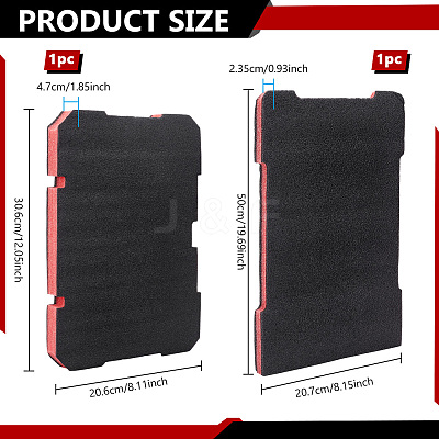 2Pcs 2 Styles EPE Craft Foam Pad DIY-NB0015-72-1