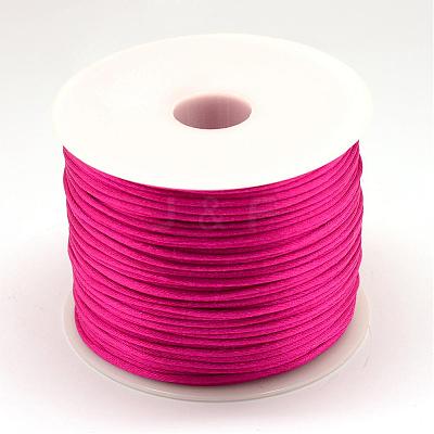 Nylon Satin Rattail Cords NWIR-R025-1.0mm-129-1