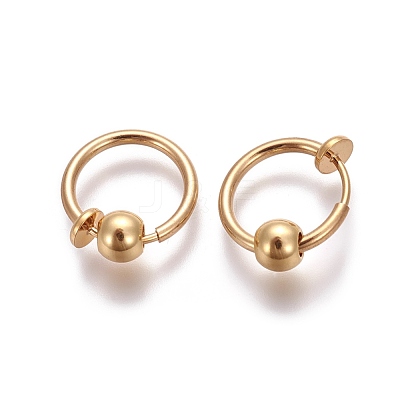 Electroplate Brass Retractable Clip-on Earrings EJEW-L221-02N-1