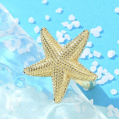 Brass Cuff Finger Rings for Women RJEW-U033-09G-02-1
