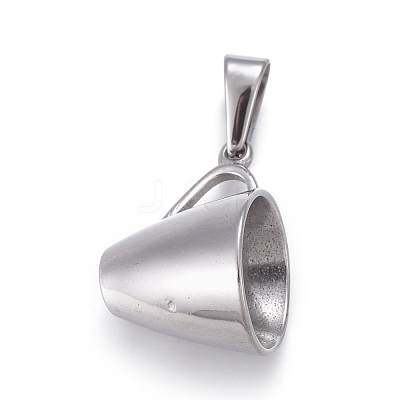 Non-Tarnish 304 Stainless Steel Pendants STAS-F252-28P-1