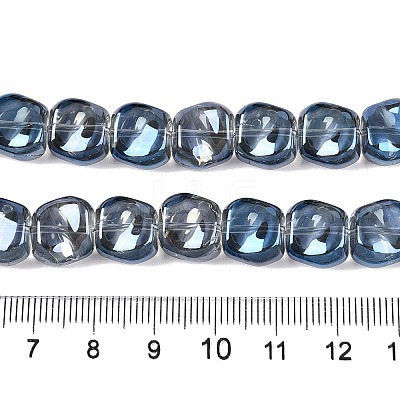 Electroplate Glass Beads Strands EGLA-N012-07U-1