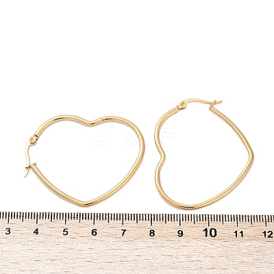 201 Stainless Steel Hoop Earrings EJEW-A052-12A-1