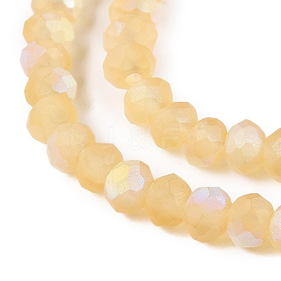 Transparent Glass Beads Strands EGLA-A044-T1mm-MB03-1