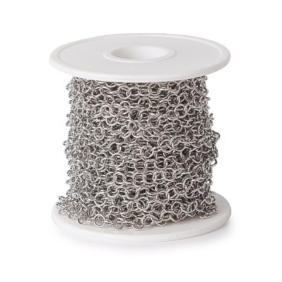 Tarnish Resistant 304 Stainless Steel Rolo Chains CHS-E016-02B-P-1