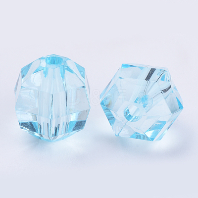 Transparent Acrylic Beads TACR-Q256-8mm-V38-1