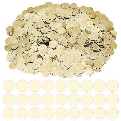 100G PVC Plastic Sequins/Paillette Pendants FIND-GO0003-43-1
