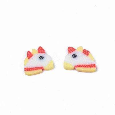 Handmade Polymer Clay Cabochons CLAY-N006-69-1