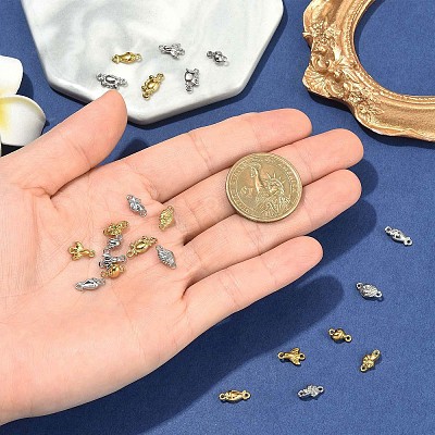 24Pcs 12 Styles Ocean 304 Stainless Steel Links Connector Charms STAS-FS0002-28-1