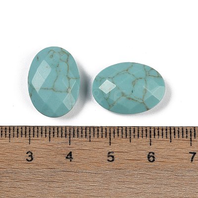 Synthetic Turquoise Cabochons G-O175-15N-01-1